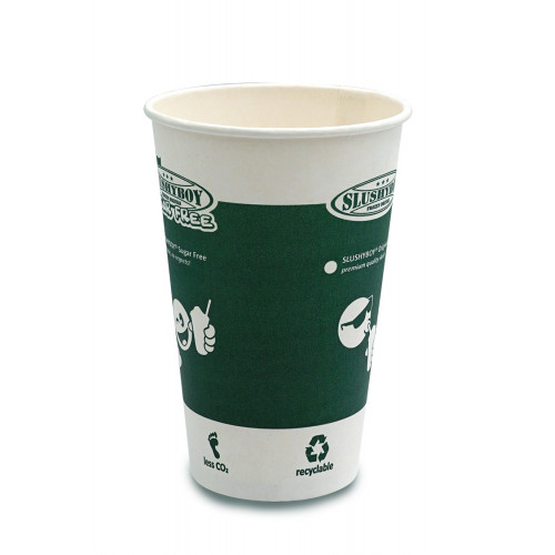 Becher 300 ml, mit SLUSHYBOY®-Logo, 100 Stück/Schlauch, 20 Schläuche/Karton