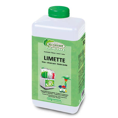 SLUSHYBOY® Sugar Free Lime - 1 liter bottle