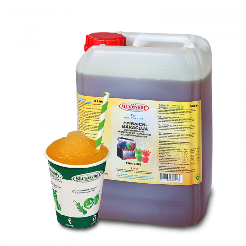 Slush Sirup Pfirsich-Maracuja - 1 Liter
