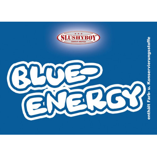 Sortenaufkleber Blue Energy