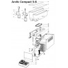 Riemen Ventilatormotor UGOLINI, grün - Arctic Compact 5-8 - Caddy 5