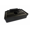 Drip tray complete SPM, black - 8 and 12 Liter